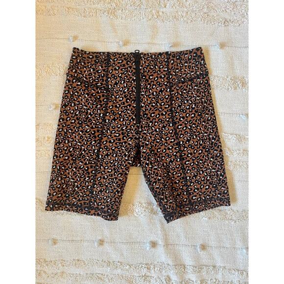 Free People Lucky Strike Leopard Print Bike Shorts small - Picture 7 of 7